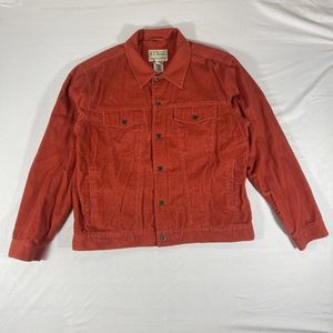 LL Bean Corduroy Trucker Jacket